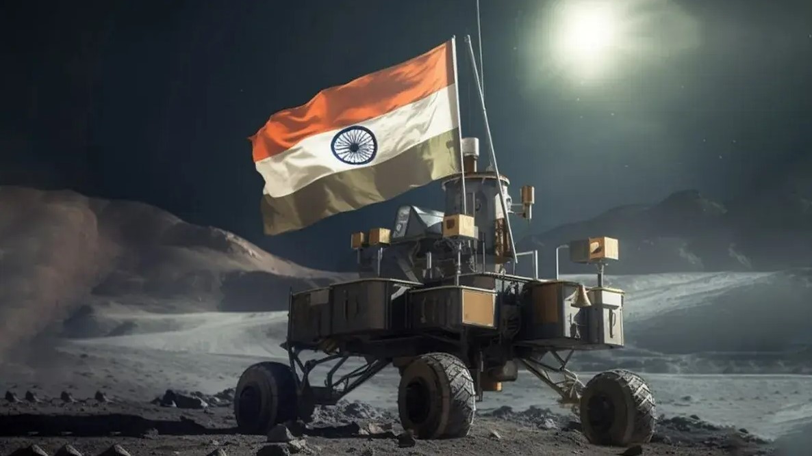 Umjetnički prikaz indijskog rovera 📷 ISRO