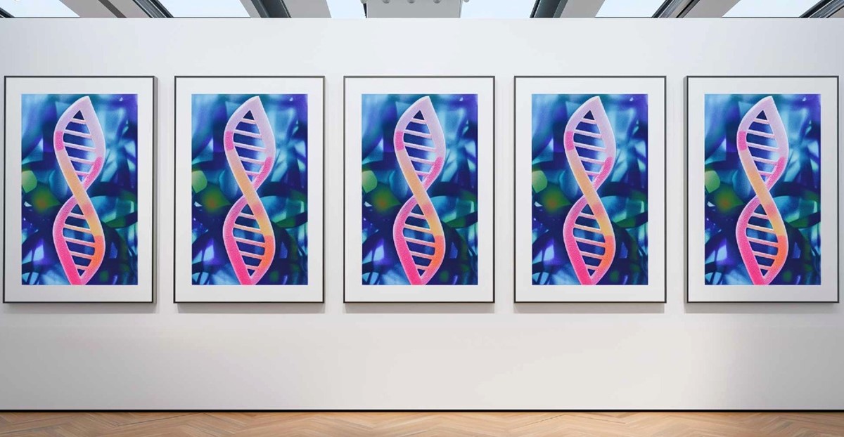 DNK se može koristiti za potvrdu autentičnosti vrijednih umjetničkih grafika 📷 ETH Zurich (slika generirana umjetnom inteligencijom)
