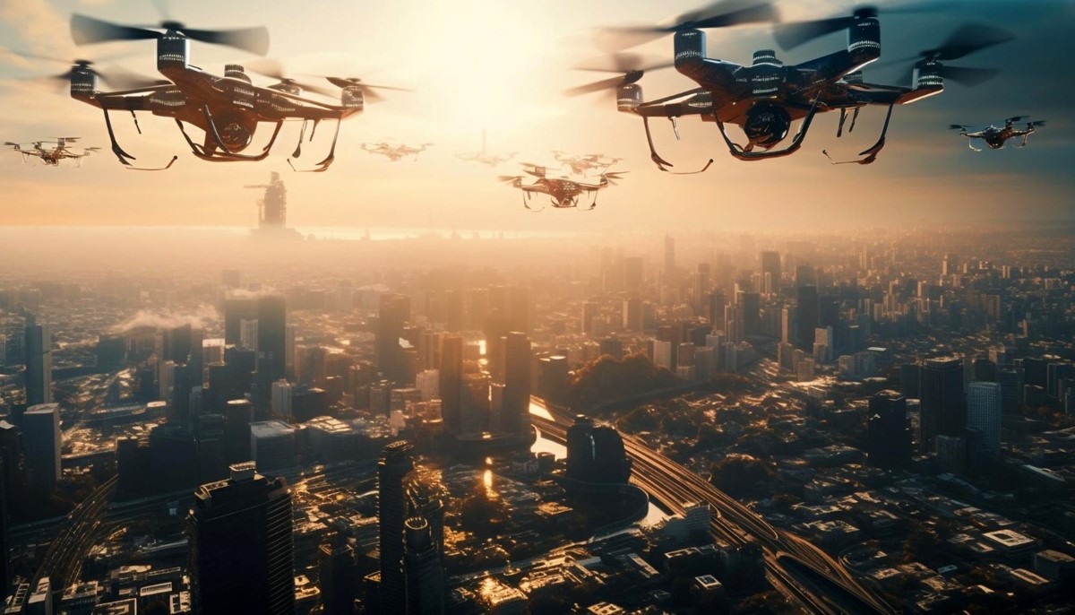 Očekuje nas drastični rast broja dronova koji će letjeti nebom iznad naših glava pa je hitno potrebno poraditi na sigurnosti zračnog prometa 📷 vecstock