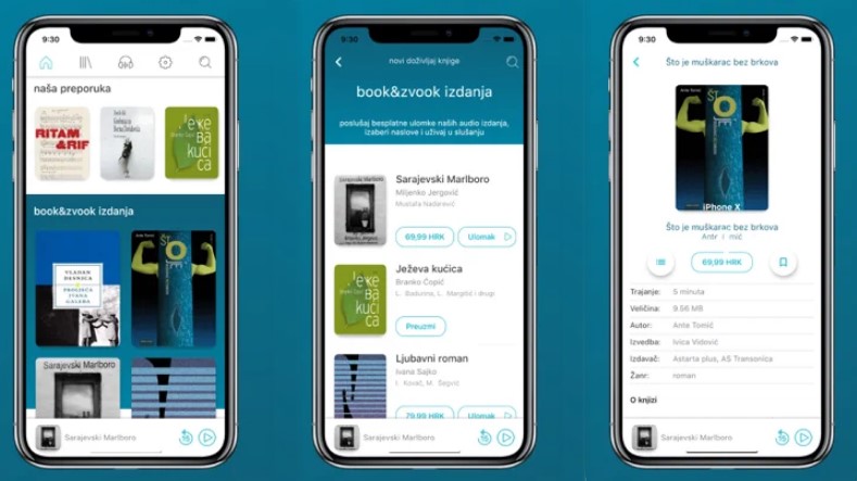 Book&Zvook - prva aplikacija za slušanje knjiga na hrvatskom jeziku - App  dana @ Bug.hr