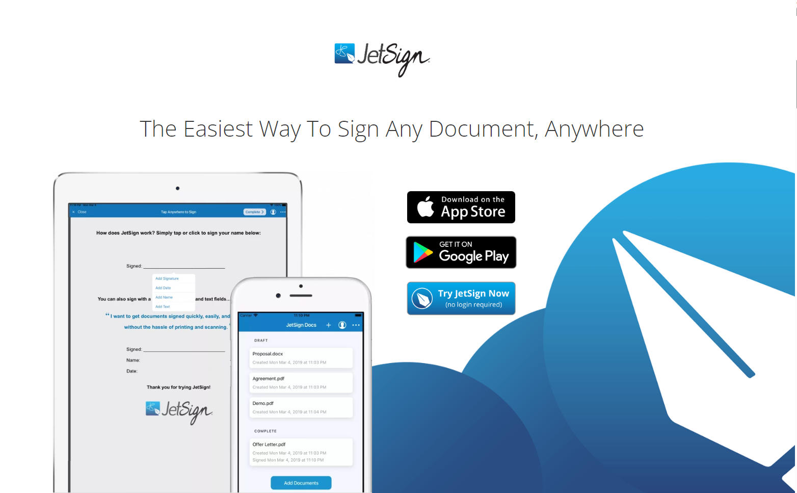 JetSign - popunjavanje i potpisivanje PDF obrazaca izravno na smartfonu -  App dana @ Bug.hr