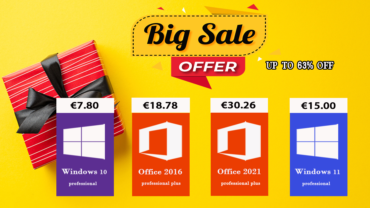 Office 2016 Pro i Windows 10 Pro aktivacijski ključ u paketu samo 22,35 € -  MMORC.com - Promo @ Bug.hr