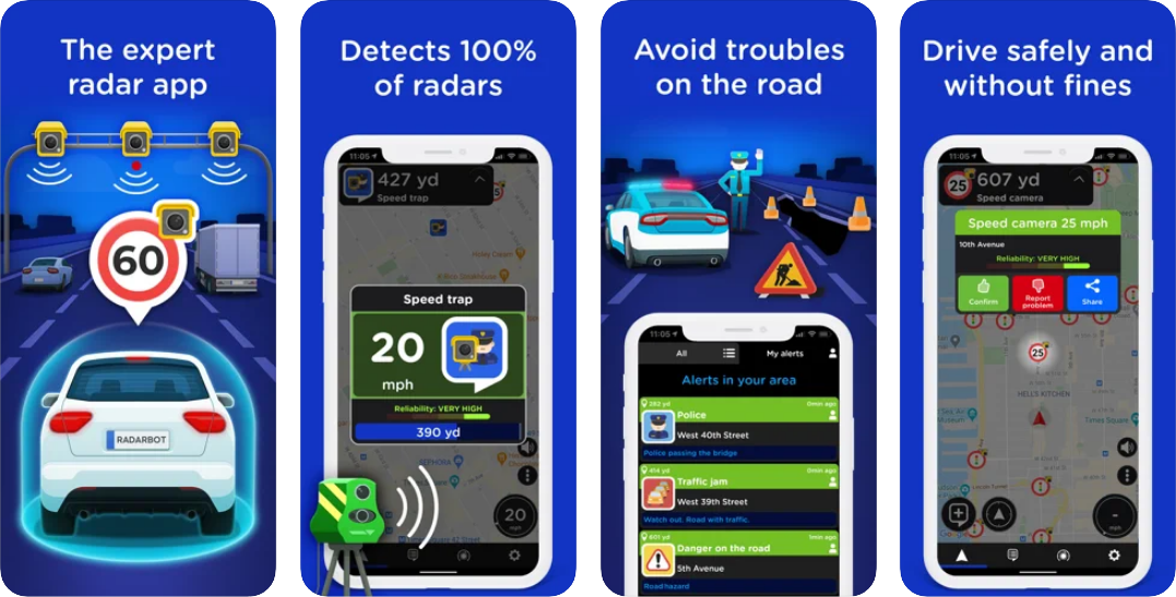 Radarbot - aplikacija koja će pouzdano upozoravati na radare za brzinu - App  dana @ Bug.hr