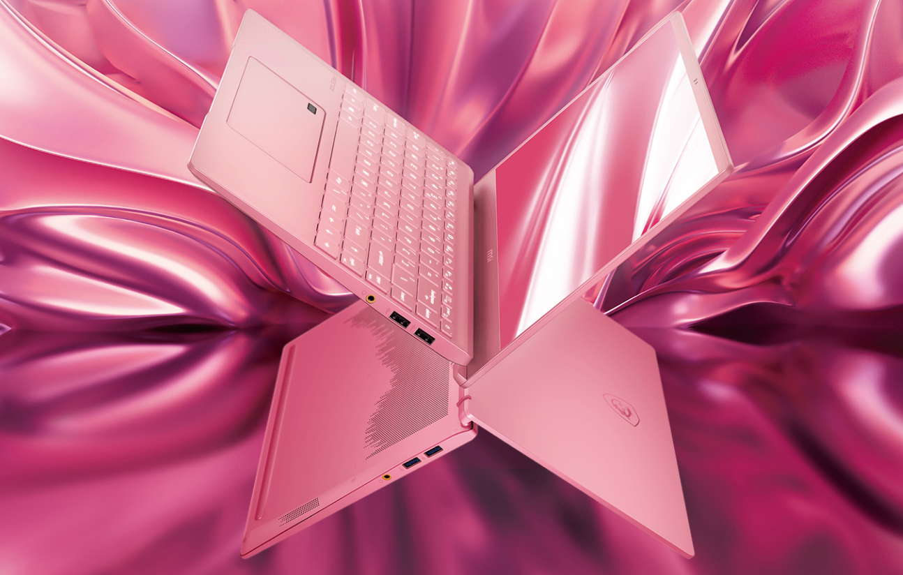 Ružičasta snaga - MSI Prestige 14 Rose Pink - Laptopi @ Bug.hr