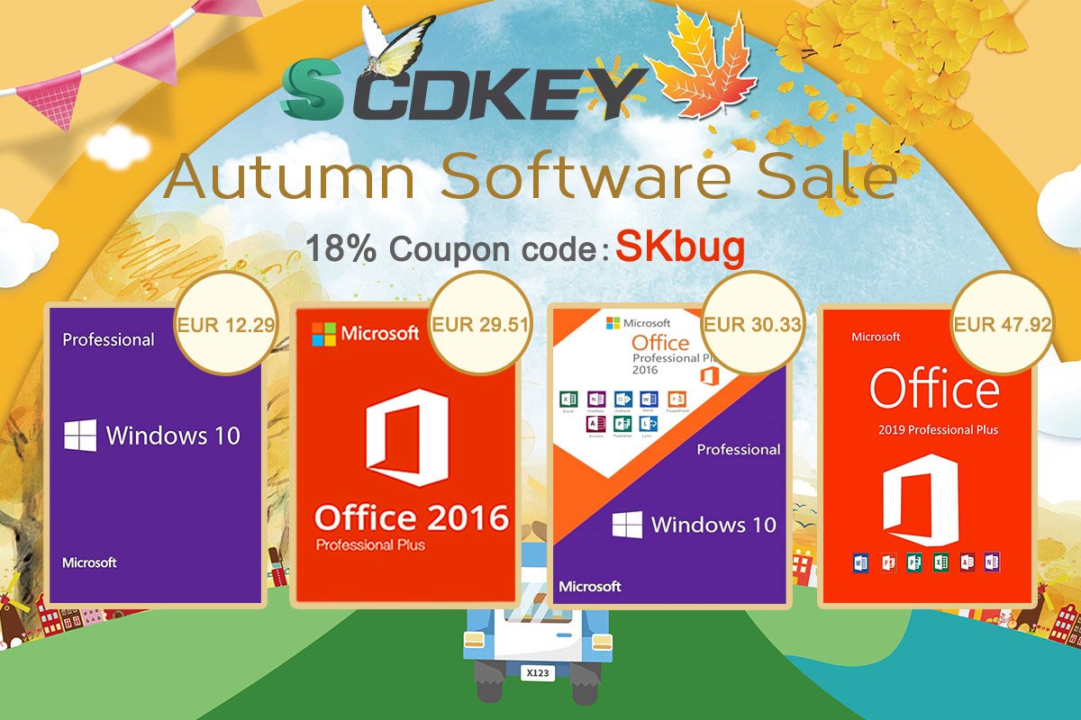 SCDkey - Windows 10 licenca već za 12,29 eura, a Office 2016 Pro za 29 eura  - Promo @ Bug.hr