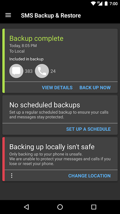 SMS Backup&Restore - sve što treba za izradu pričuvnih kopija SMS poruka -  App dana @ Bug.hr
