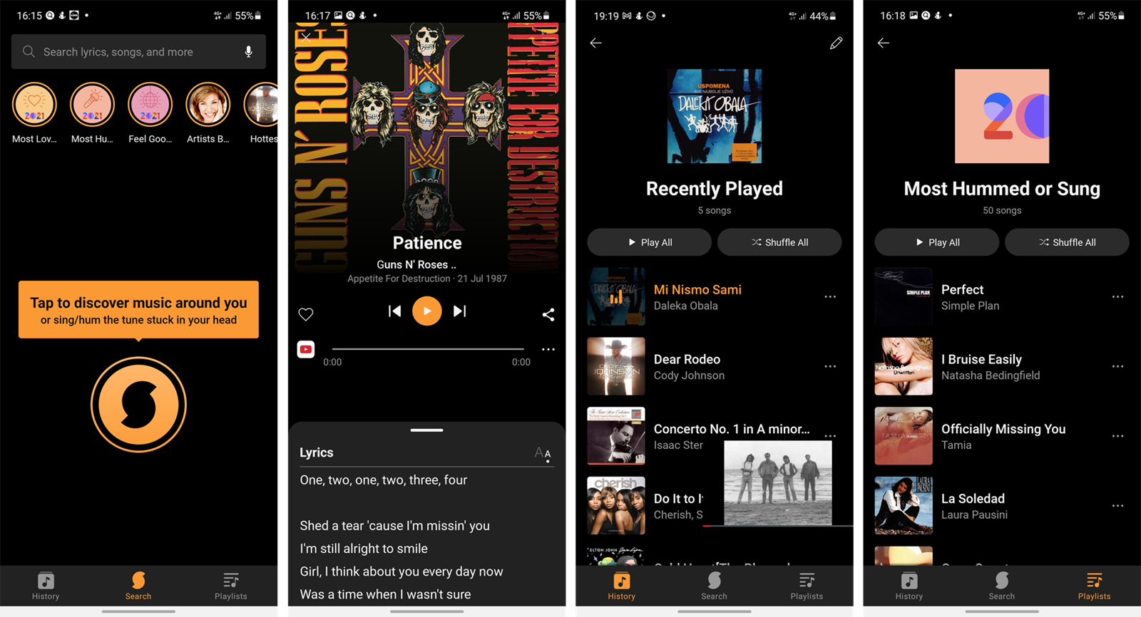 SoundHound - aplikacija za prepoznavanje glazbe i otkrivanje tekstova  pjesama - App dana @ Bug.hr