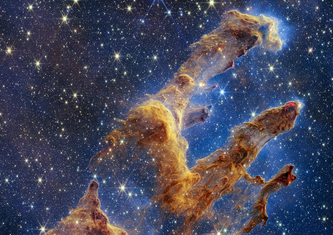 Teleskop Webb snimio poznate "Stupove stvaranja" značajno detaljnije nego  Hubble - Astronomija @ Bug.hr