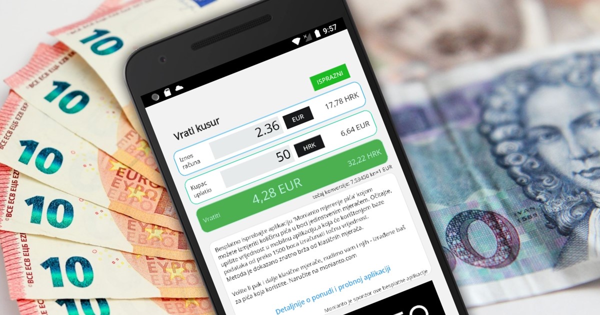 Vrati kusur – aplikacija za prijelazno razdoblje između kuna i eura - App  dana @ Bug.hr